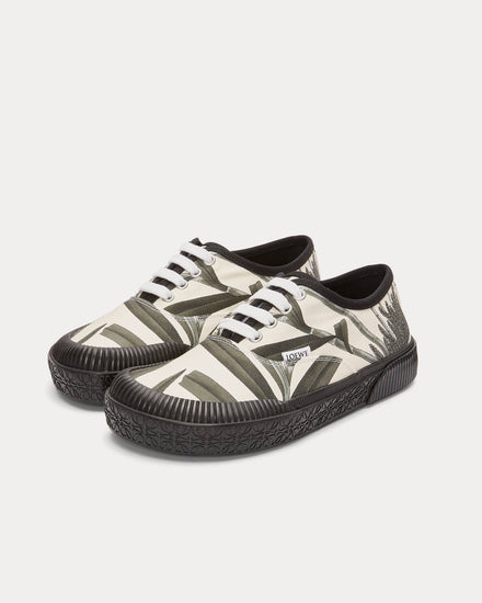Loewe x Paula's Ibiza Terra Vulca Printed Canvas Multi Low Top Sneakers - 2
