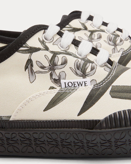 Loewe x Paula's Ibiza Terra Vulca Printed Canvas Multi Low Top Sneakers - 3