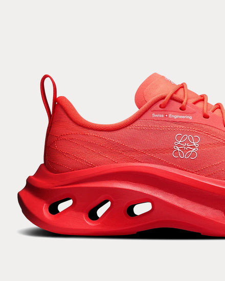 On Running x Loewe Cloudtilt Cosmic Bright Orange Low Top Sneakers - 2