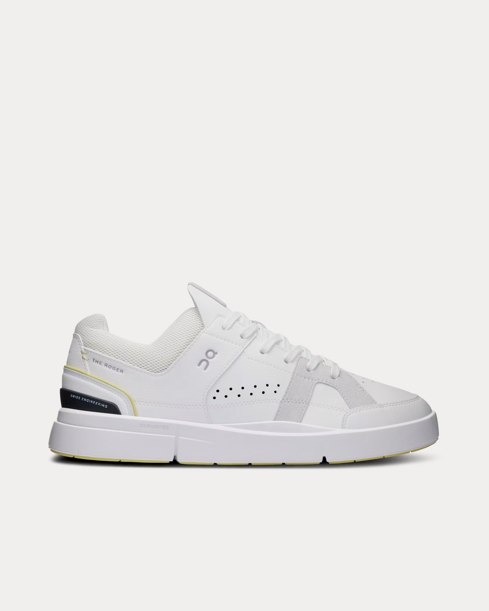 On Running - The Roger Clubhouse White / Acacia Low Top Sneakers