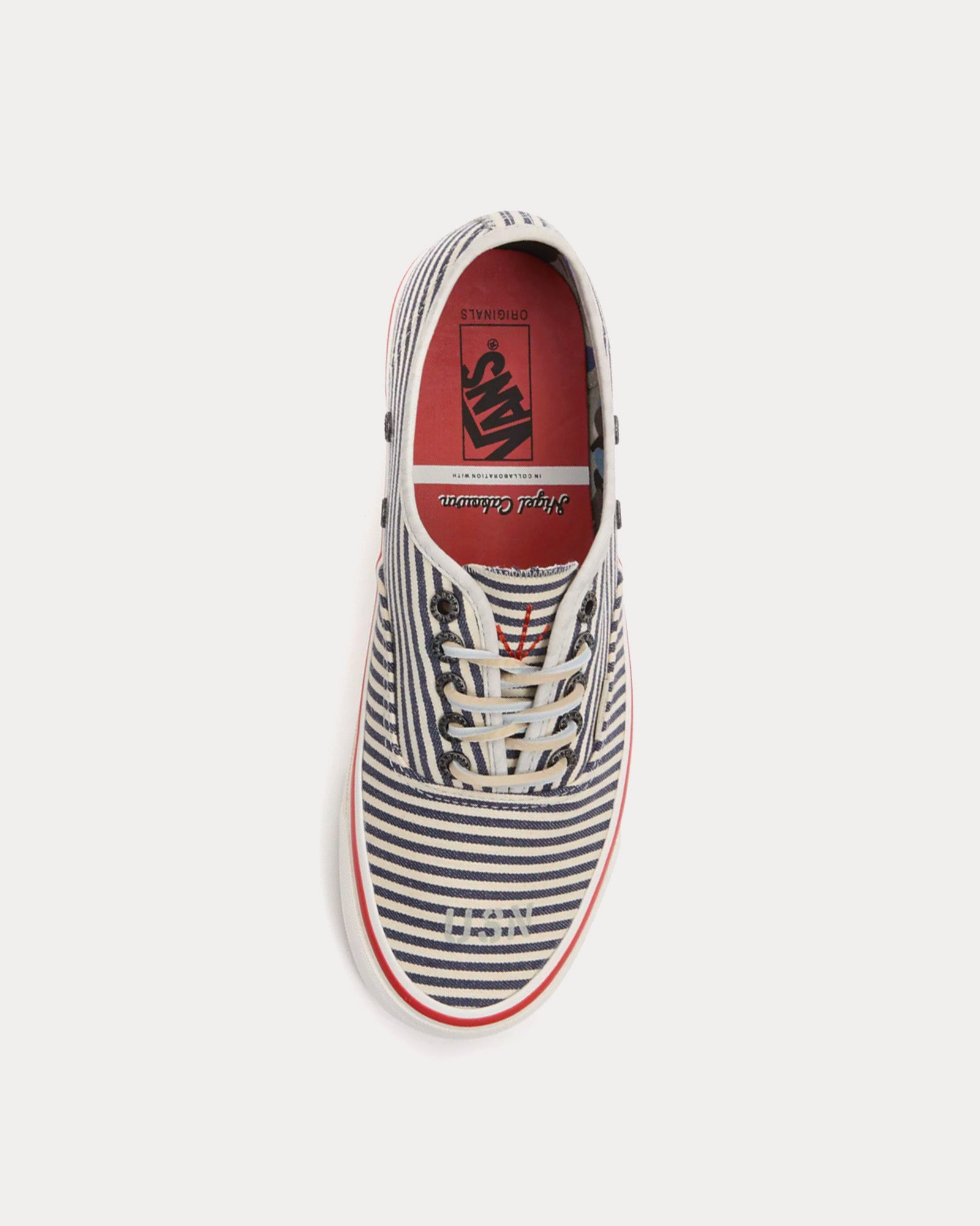 Vans x Nigel Cabourn - OG of Authentic LX Blue / White Low Top Sneakers
