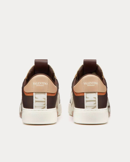 Valentino VL7N Calfskin & Nylon Banded Fondant Low Top Sneakers - 4