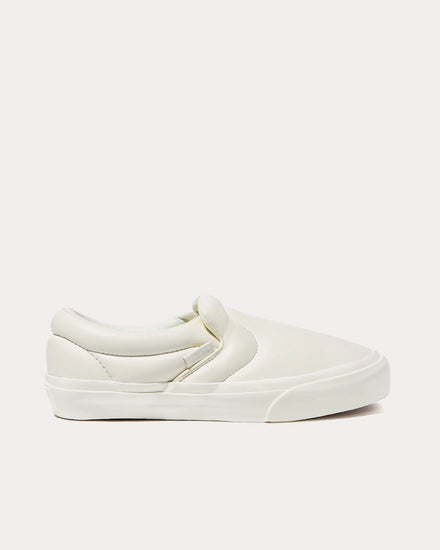 Vans x Proenza Schouler Puffy Ecru Slip On Sneakers - 1