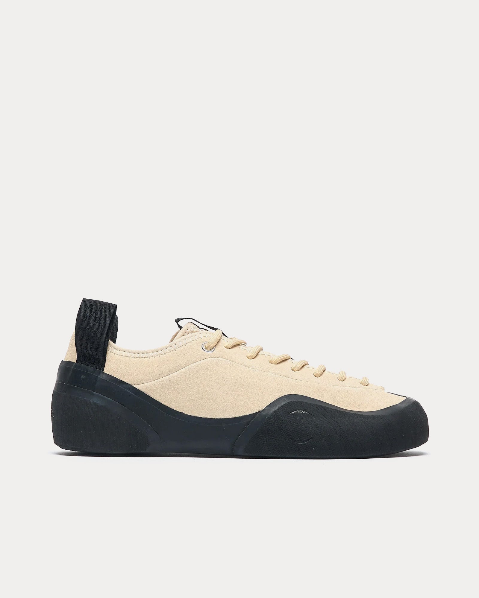 Village PM Unisex 1PM Suede Cream Beige / Natural Black Low Top