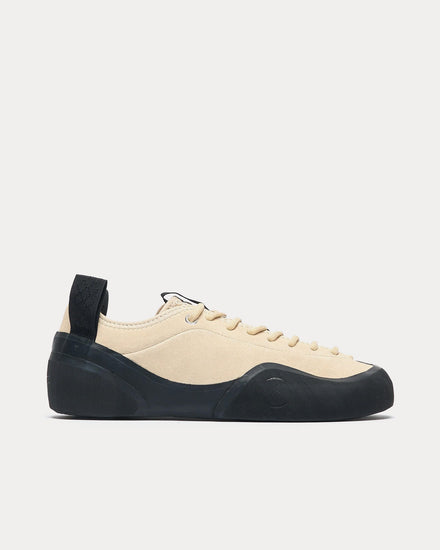 Village PM 1PM Suede Cream Beige / Natural Black Low Top Sneakers - 1