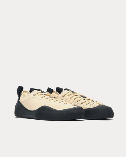 Village PM 1PM Suede Cream Beige / Natural Black Low Top Sneakers - 2