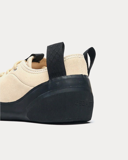 Village PM 1PM Suede Cream Beige / Natural Black Low Top Sneakers - 4
