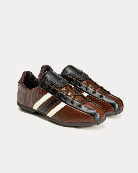 Y-3 x Wales Bonner Field 'Lizard' Cream White / Dark Brown / Core Black Football Shoes - 3