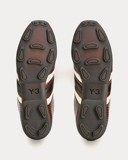 Y-3 x Wales Bonner Field 'Lizard' Cream White / Dark Brown / Core Black Football Shoes - 5