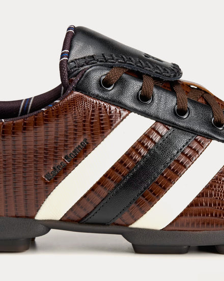 Y-3 x Wales Bonner Field 'Lizard' Cream White / Dark Brown / Core Black Football Shoes - 6