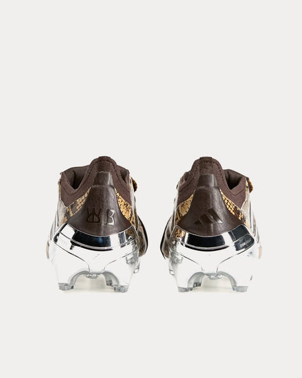 Adidas x Wales Bonner Predator Elite Fold-Over Tongue Firm Ground Brown / Silver Metallic / Bronze Strata Football Boots - 4