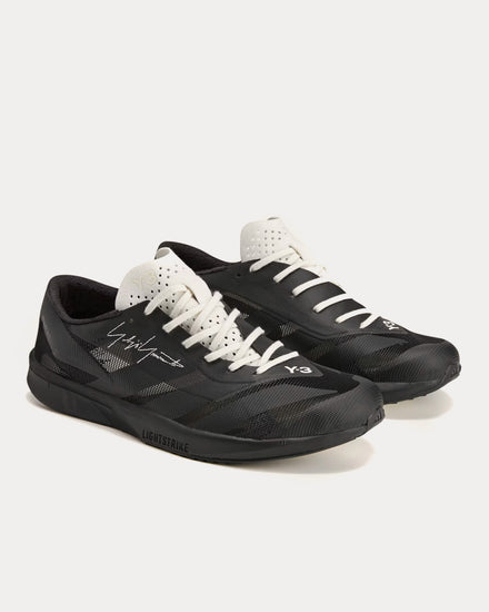 Y-3 Adizero RC6 Black / Black / Off White Running Shoes - 3