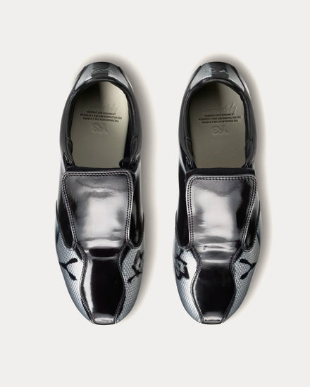 Y-3 F50 AOP Silver Metallic / Black / Utility Black Slip On Sneakers - 2