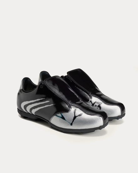 Y-3 F50 AOP Silver Metallic / Black / Utility Black Slip On Sneakers - 3
