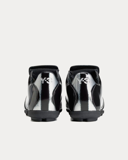 Y-3 F50 AOP Silver Metallic / Black / Utility Black Slip On Sneakers - 4