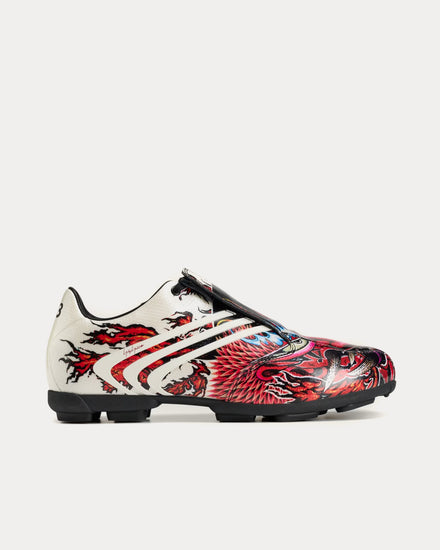 Y-3 F50 Tunit Black / Off White / Active Maroon Slip On Sneakers - 1