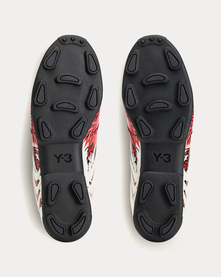 Y-3 F50 Tunit Black / Off White / Active Maroon Slip On Sneakers - 5