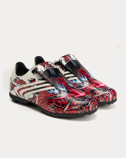Y-3 F50 Tunit Black / Off White / Active Maroon Slip On Sneakers - 3