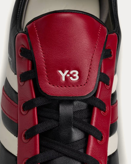 Y-3 Field Black / Active Maroon / Off White Football Shoes - 6