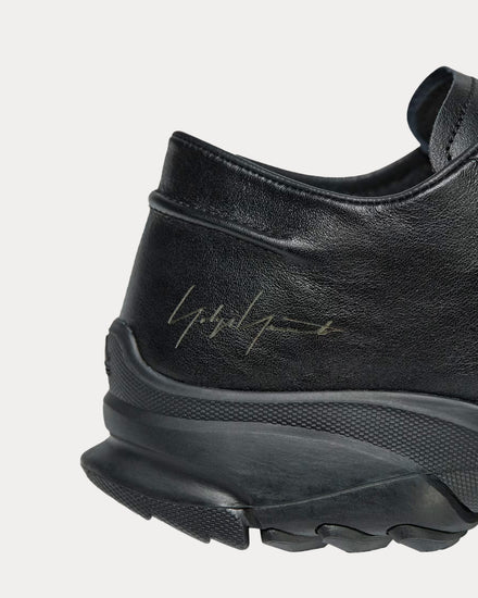 Y-3 GSG9 Leather Black Low Top Sneakers - 2