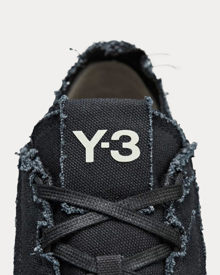 Y-3 Nizza Low Black / Black / Off White Low Top Sneakers - 2