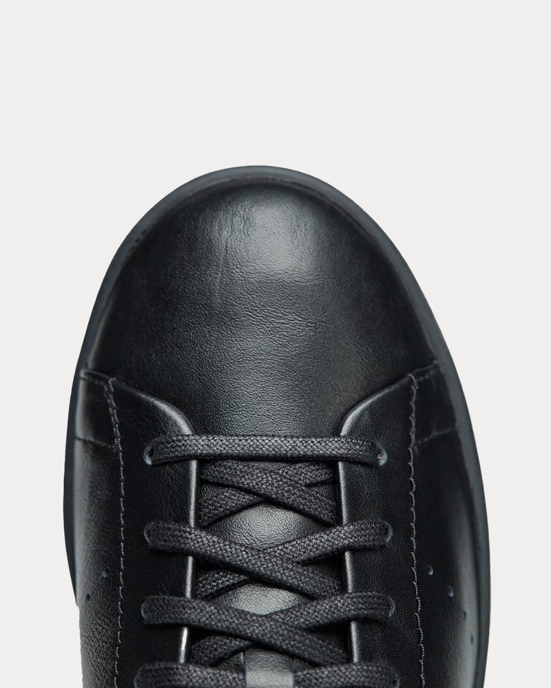 Y-3 Stan Smith Leather Black / Black / Black Low Top Sneakers - 2