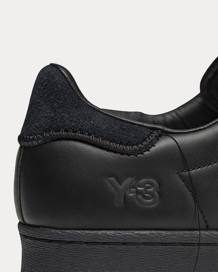 Y-3 Superstar Black / Black / Black Low Top Sneakers - 2