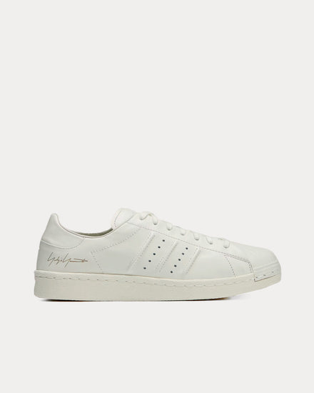 Y-3 Superstar Leather Off White / Off White / Off White Low Top Sneakers - 1