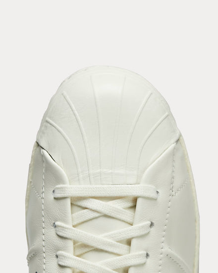 Y-3 Superstar Leather Off White / Off White / Off White Low Top Sneakers - 2