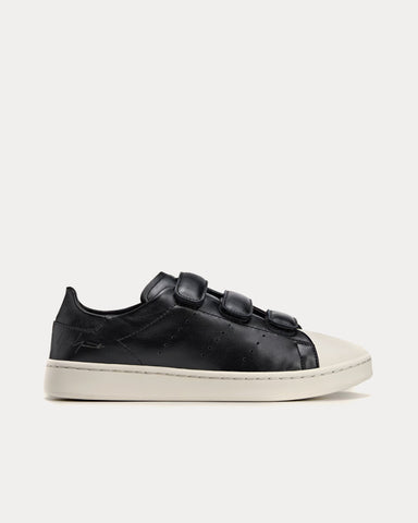 Y-3 Stan Smith Hook-and-Loop Black / Black / Talc Low Top Sneakers
