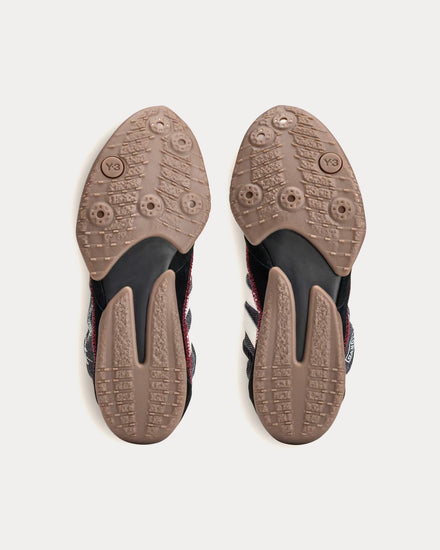 Y-3 Tokyo Warped Black / Active Maroon / Gum Low Top Sneakers - 5