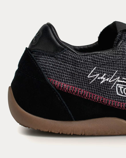 Y-3 Tokyo Warped Black / Active Maroon / Gum Low Top Sneakers - 6