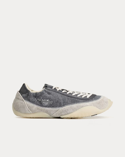 Y-3 Tokyo Warped Grey Five / Light Solid Grey / Off White Low Top Sneakers - 1