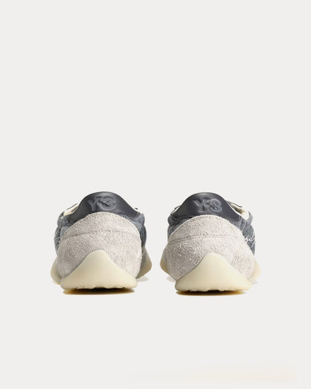 Y-3 Tokyo Warped Grey Five / Light Solid Grey / Off White Low Top Sneakers - 4