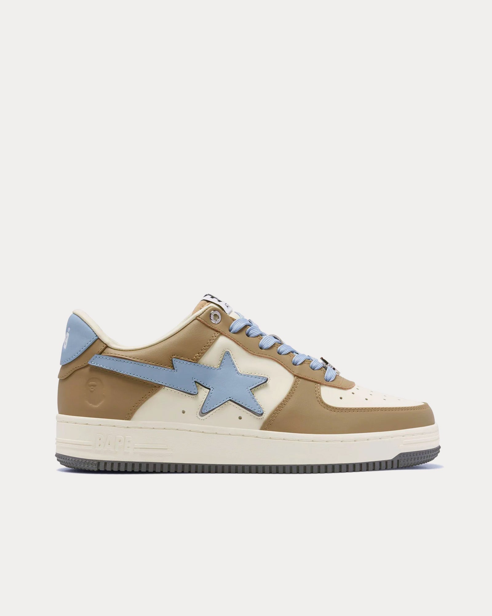 Women s Bape Sta 4 Beige Multi Low Top Sneakers