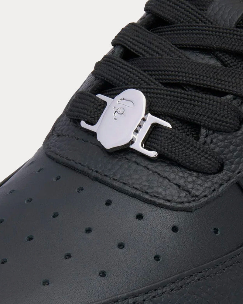 A Bathing APE Bape Sta #6 Black Low Top Sneakers - 2