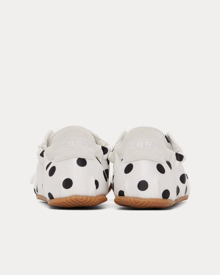 Abra Ballerina Dots White Low Top Sneakers - 4