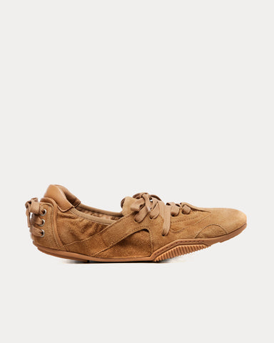 Acne Studios Ballerina Lace-Up Sand Slip On Shoes