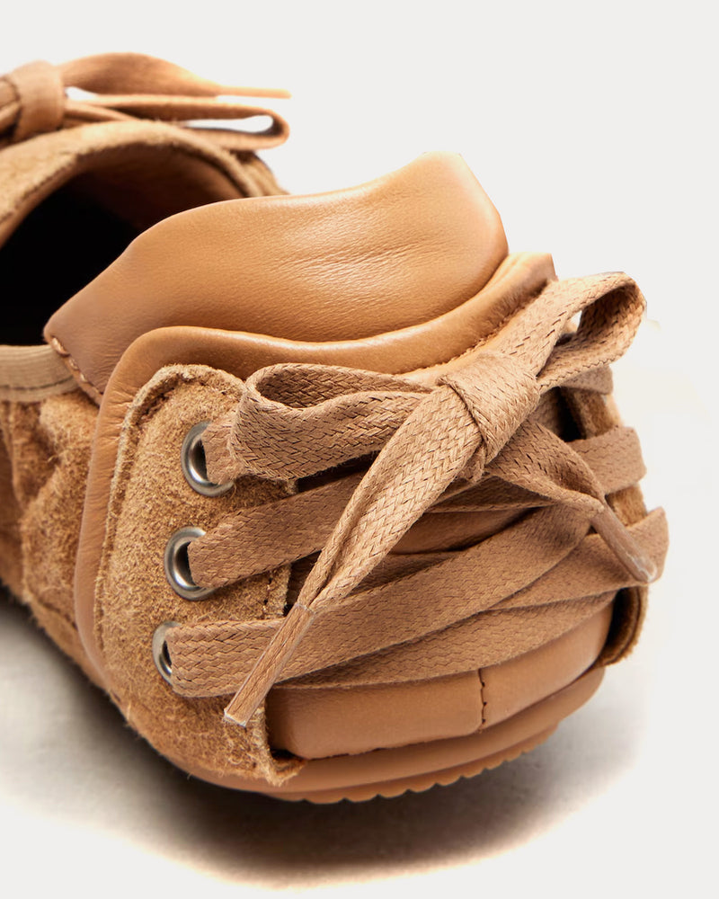 Acne Studios Ballerina Lace-Up Sand Slip On Shoes - 3