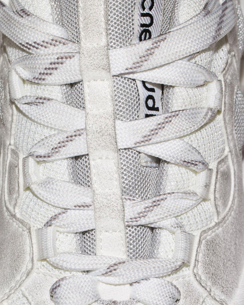 Acne Studios Boltzer Tumbled Chunky Mesh White Low Top Sneakers - 2
