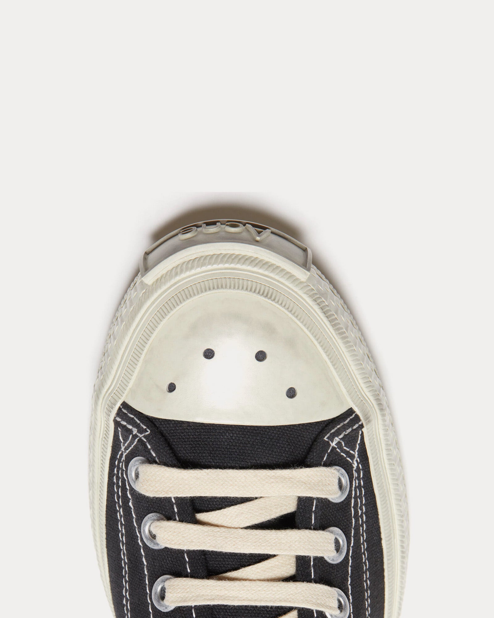Acne Studios - Ballow Soft Tumbled Black / Off White Low Top Sneakers