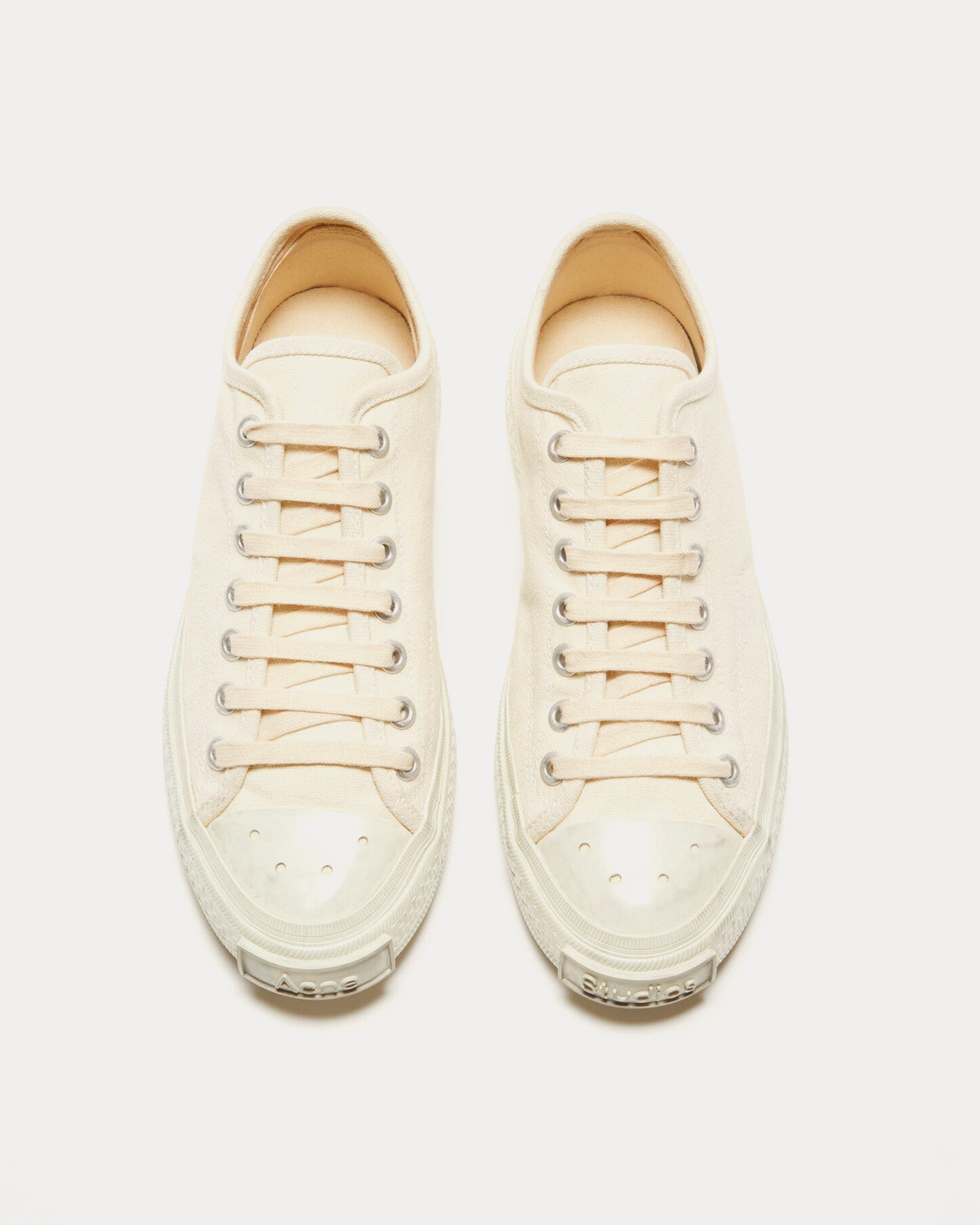 Acne Studios - Ballow Soft Tumbled White / Off White Low Top Sneakers