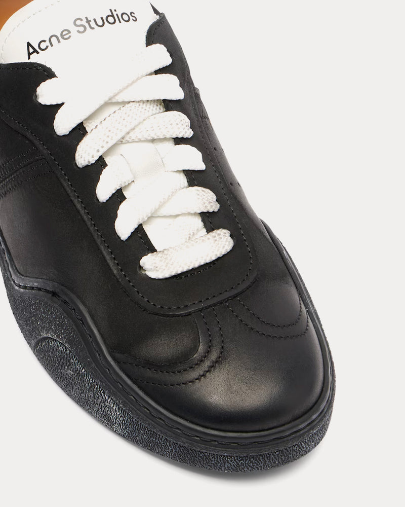 Acne Studios Bars Lace-Up Black / White Low Top Sneakers - 4