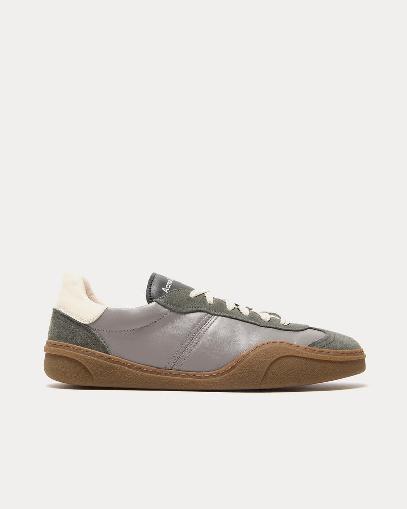 Acne Studios Men's Bars Lace-Up Multi Grey Low Top Sneakers Trainers