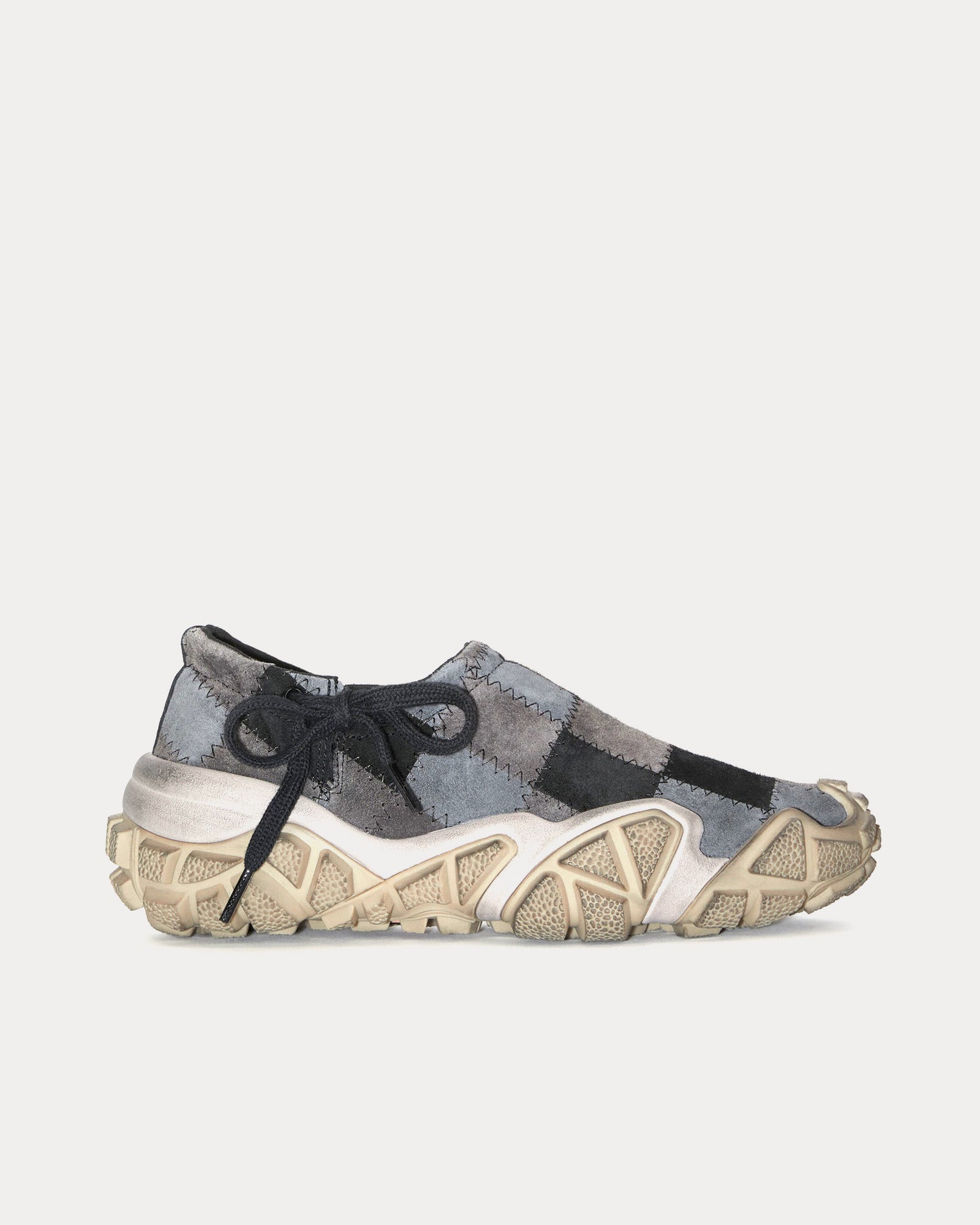 Acne Studios - Boltzer Chunky Patchwork Grey Slip On Sneakers