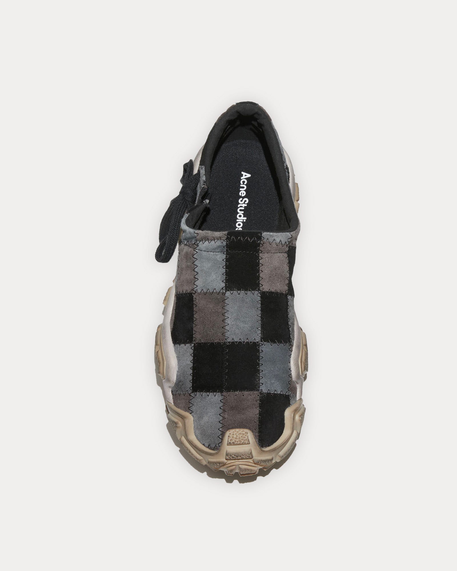 Acne Studios - Boltzer Chunky Patchwork Grey Slip On Sneakers