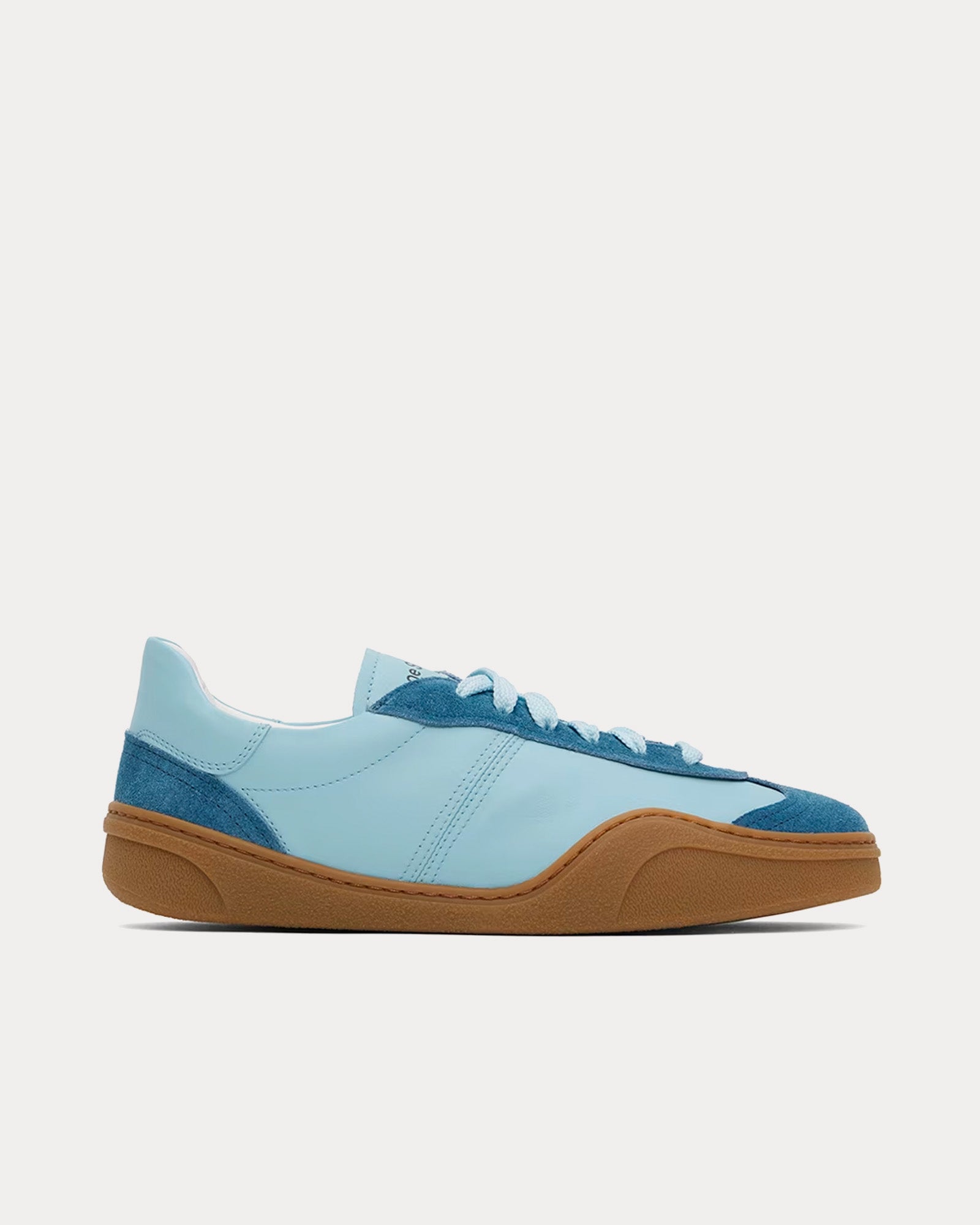 Acne Studios - Bars Lace-Up Light Blue / Brown Low Top Sneakers