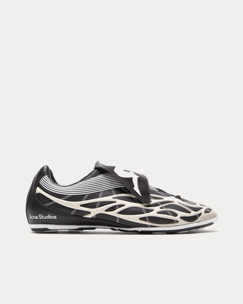 Acne Studios x Kappa SP-UX Lace-Up Black / White Low Top Sneakers - 1