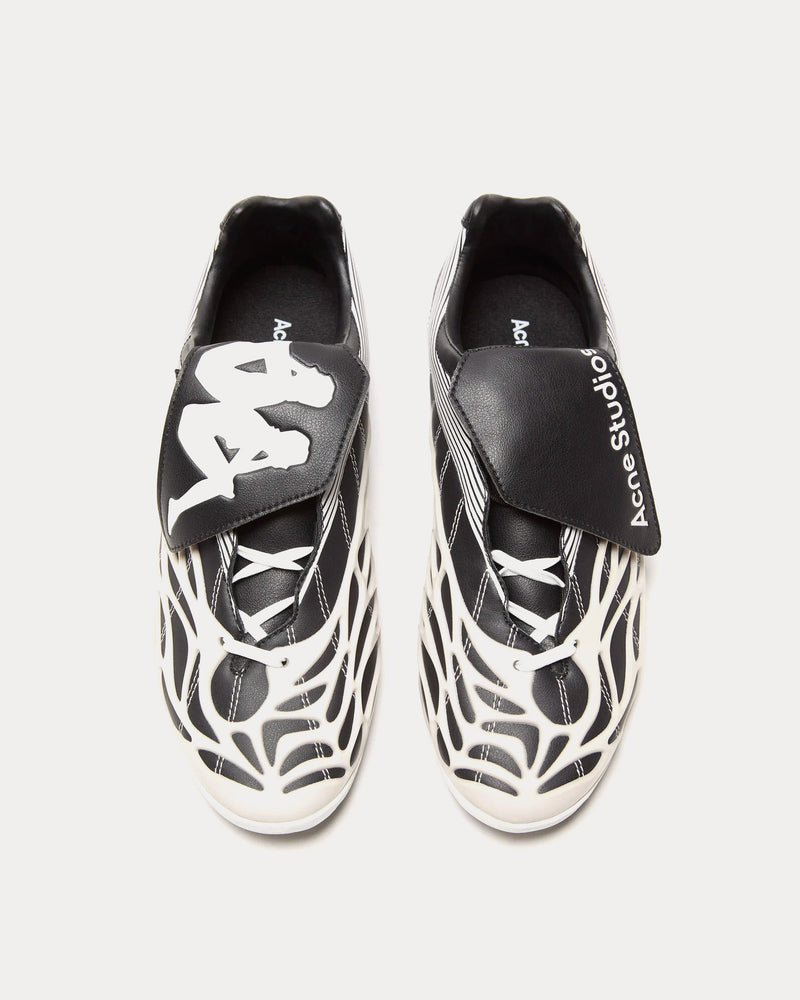 Acne Studios x Kappa SP-UX Lace-Up Black / White Low Top Sneakers - 2