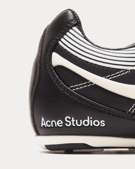 Acne Studios x Kappa SP-UX Lace-Up Black / White Low Top Sneakers - 3